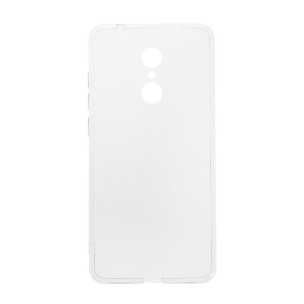 Накладка силикон для Xiaomi Redmi 5 Plus прозрачная черная