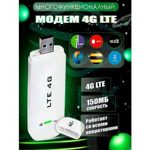 Модем 4g LTE wifi. Карманный роутер wifi USB LTE белый wifi модем под smartsim fixttl