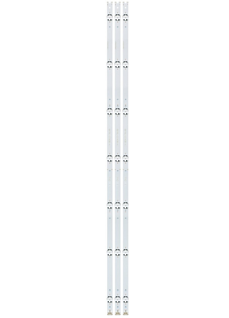 Светодиодная планка для подсветки ЖК панелей 43" V16.5 ART3 2743 Rev0.0 (комплект 3 планки по 840 мм 7 линз)