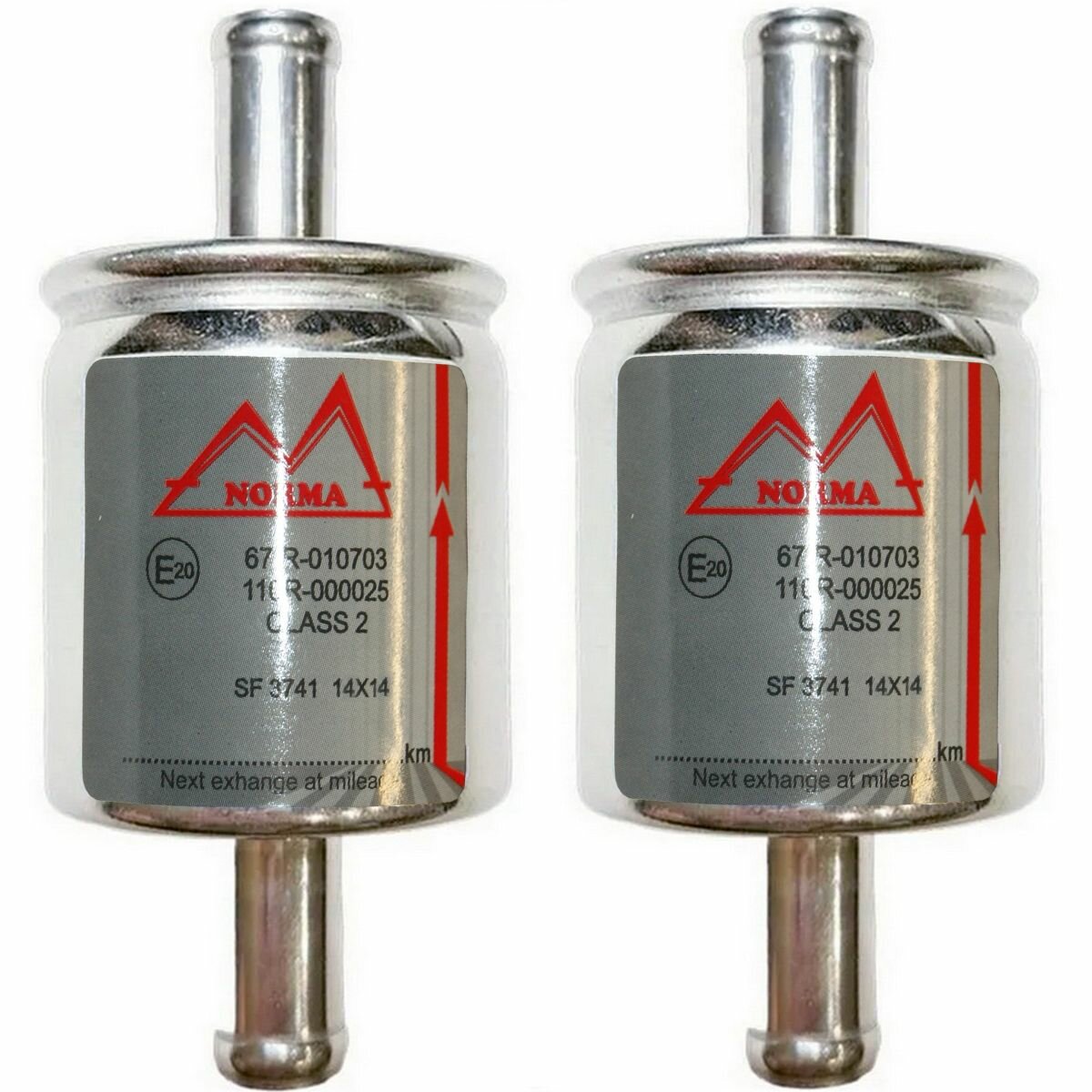 фото Фильтр газовый паровой фазы 14х14 Norma /AD03/ 2 штуки