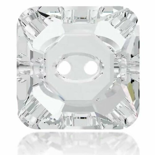 Квадратные Пуговицы Swarovski 10мм Crystal 5шт 942₽