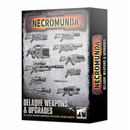 Набор миниатюр Games Workshop Necromunda: Delaque Weapons & Upgrades sgodde 28pcs universal gun cleaning kit for rifle pistol handgun shotgun professional gun cleaning set gun brush tool with box