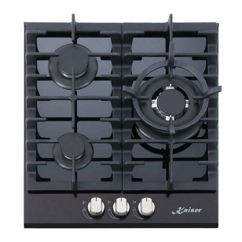 Газовая варочная панель 45х51 см Kaiser Black Glass KCG 4380 Turbo черная 4309900₽