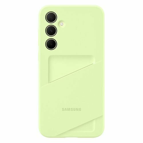 Чехол (клип-кейс) Samsung Card Slot Case A35, для Samsung Galaxy A35, лайм [ef-oa356tmegru]