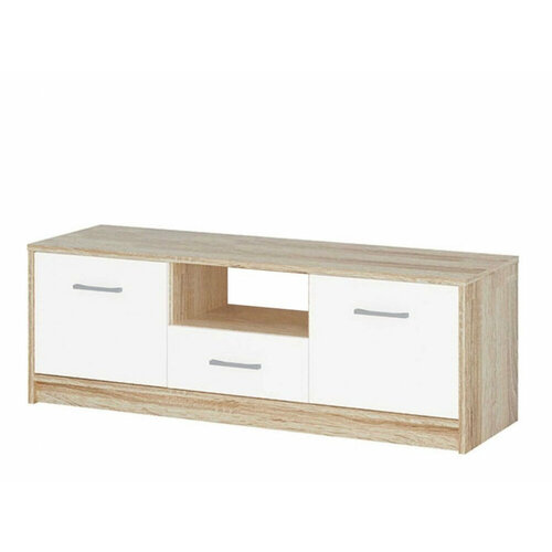 Тумба ТВ «Сканди», Дуб сонома/белый