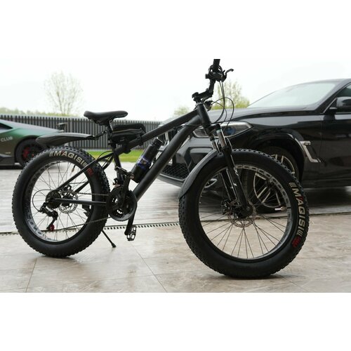 Велосипед Фэтбайк SPR Richiesto 24 Горный Спортивный Взрослый Подростковый черный матовый модель 2024 27200₽