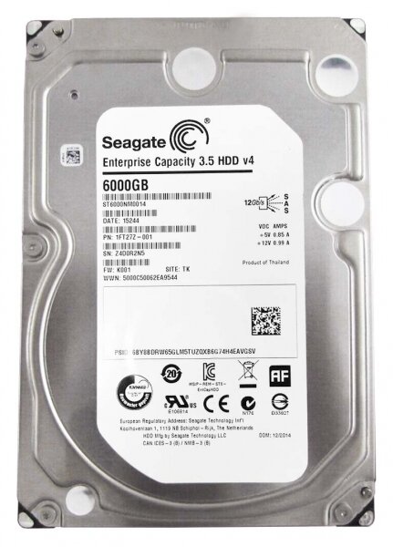 Жесткий диск Seagate ST6000NM0014 6Tb SAS 3,5" HDD