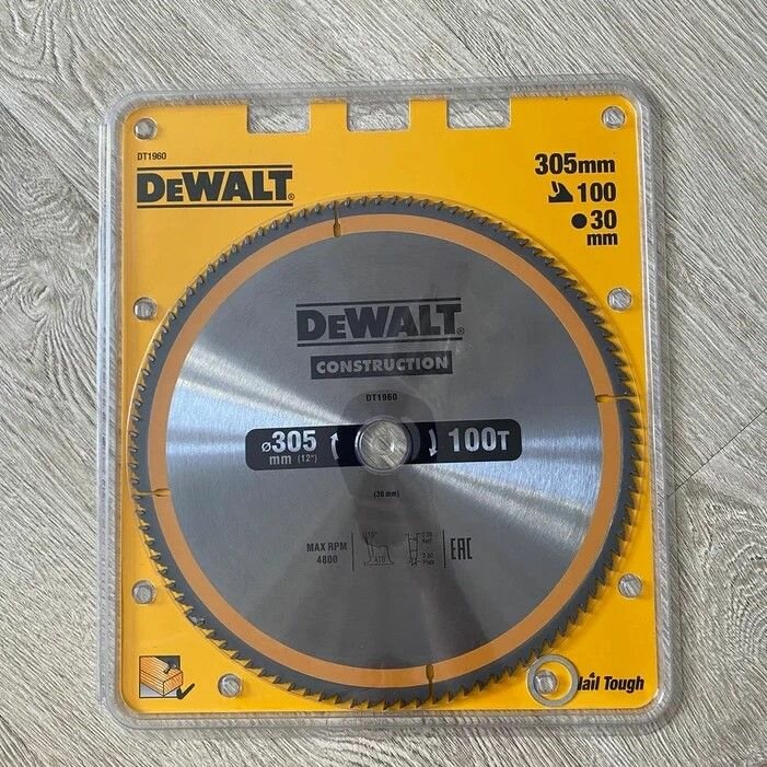 Изображение Диск пильный по дереву 305-100-30 DeWаlt ConstructioN