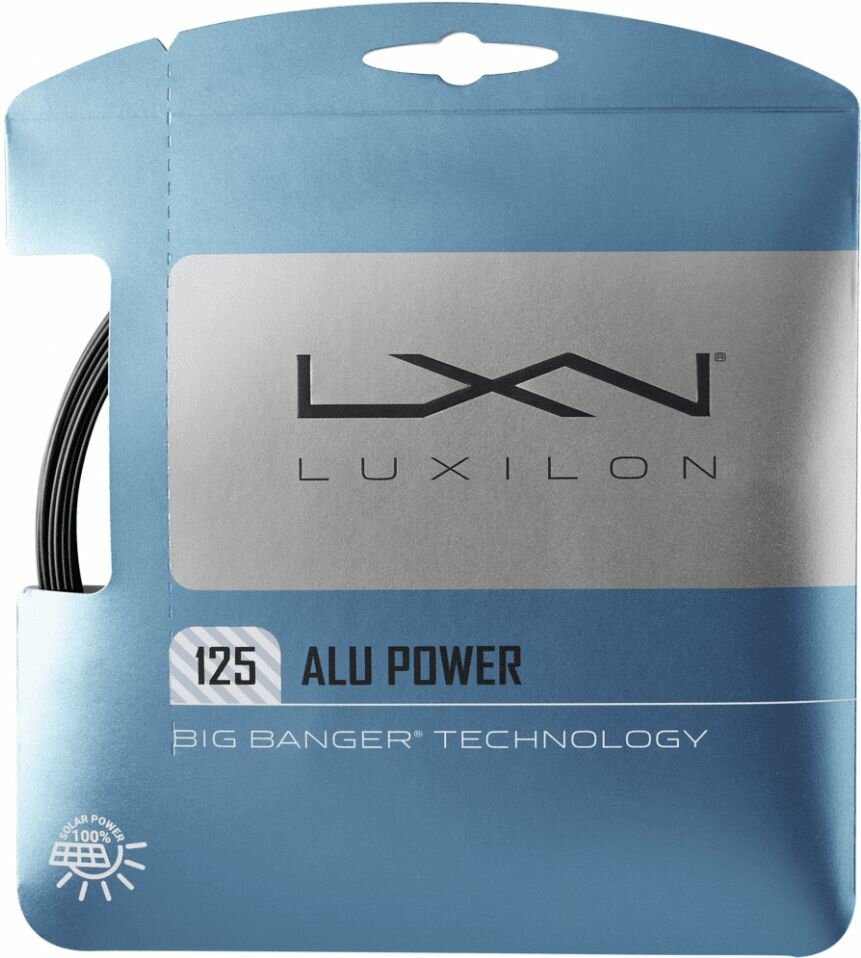 Теннисная струна Luxilon Alu Power Black - 1,25 Set (12,2 м), арт. WR8306901125