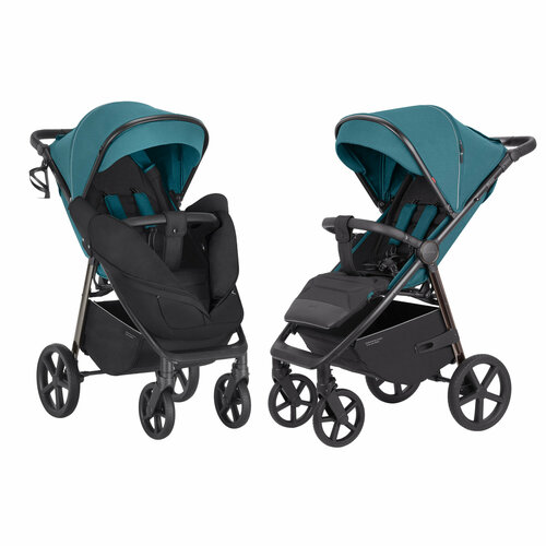 фото Коляска прогулочная carrello bravo plus crl-5515, всесезонная, синяя