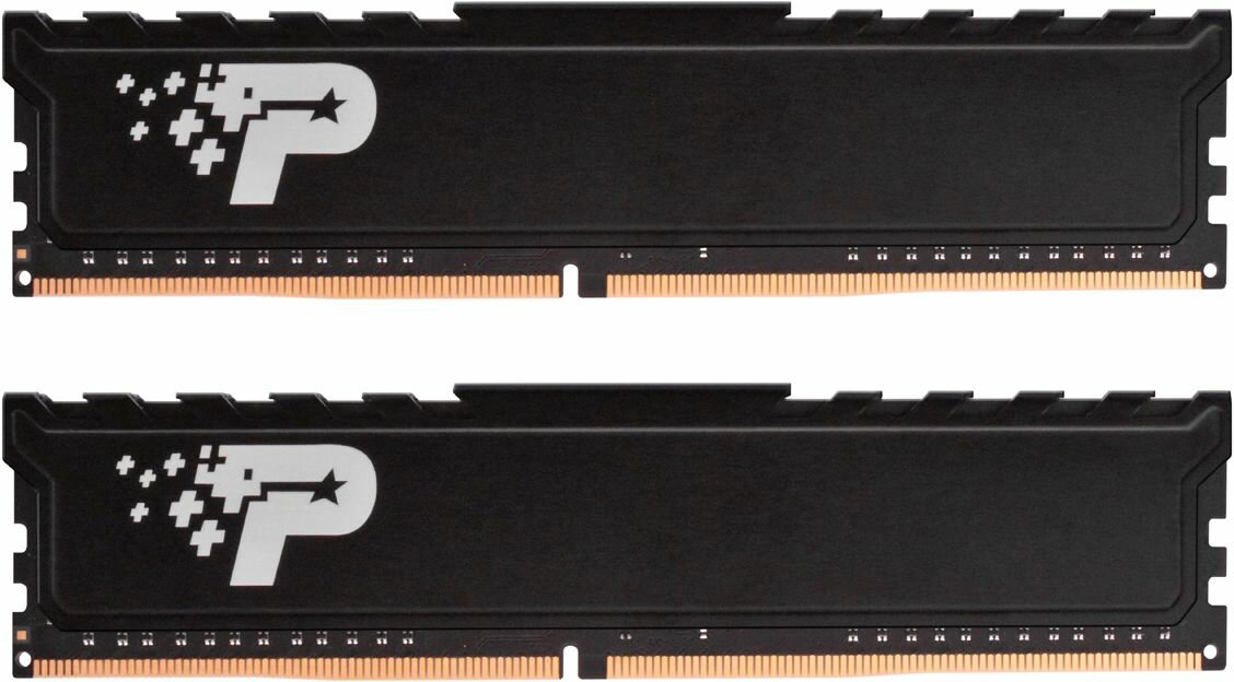 Оперативная память Patriot Signature DDR4 - 2x 16GB, 2666 МГц, DIMM, CL19, RTL (psp432g2666kh1)