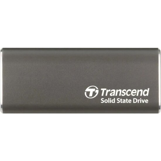 Внешний накопитель SSD Transcend ESD265C USB-C 3.2 Gen 2 10Gbs 500GB серый