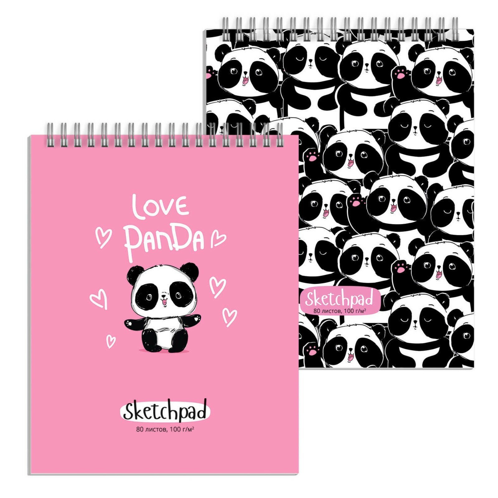 Скетчпад А4, 80 листов на гребне 