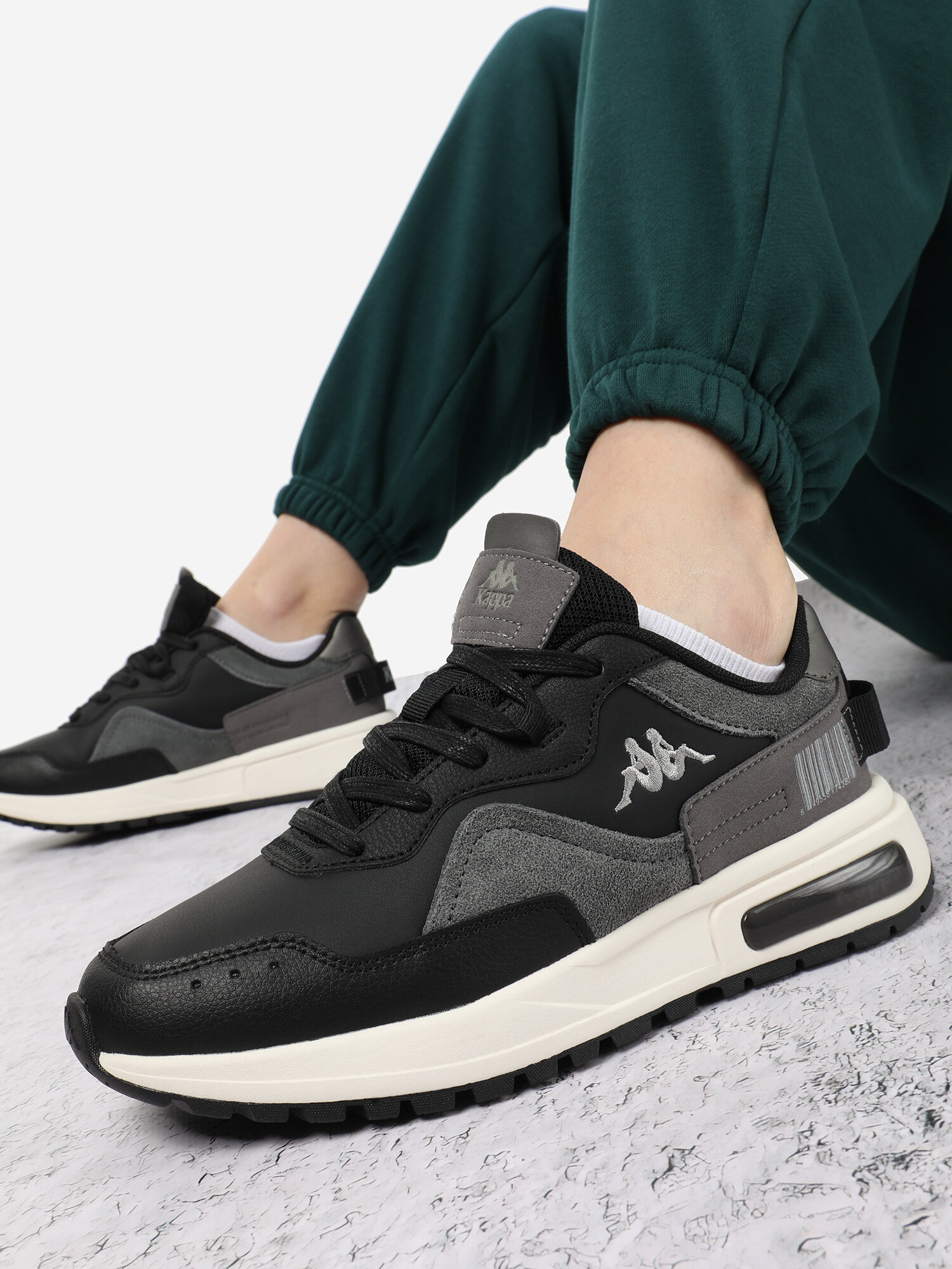 фото Кроссовки женские Kappa Vetro Черный; RU: 37, Ориг: 38.5