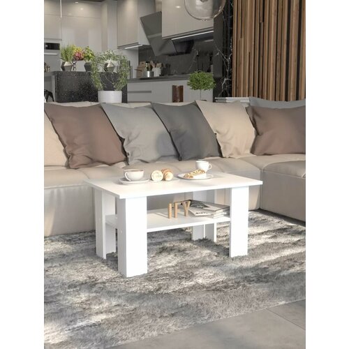 Стол журнальный с полкой