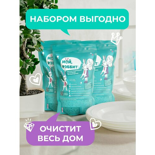 Кислородный отбеливатель-пятновыводитель для дома (3 шт)