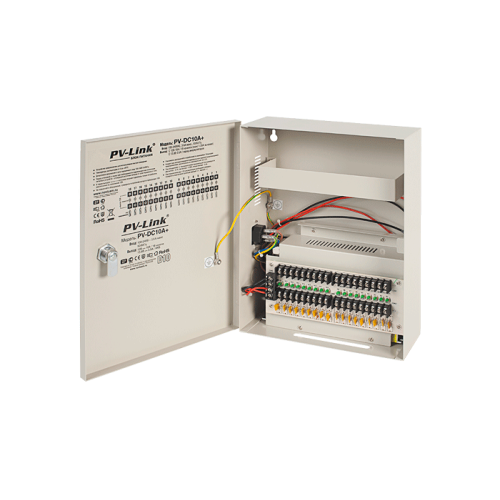PV-DC10A+ блок бесперебойного питания DC 12-14,5 В, 10 А, 18 выходов