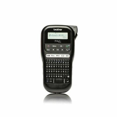 Термотрансферный принтер этикеток Brother PT-H110 черный 9990₽