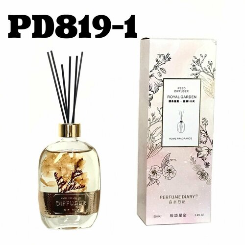 Ароматический диффузор PERFUME DIARY PD819-1 ROYAL GARDEN с палочками 100 мл 1 шт 1419₽