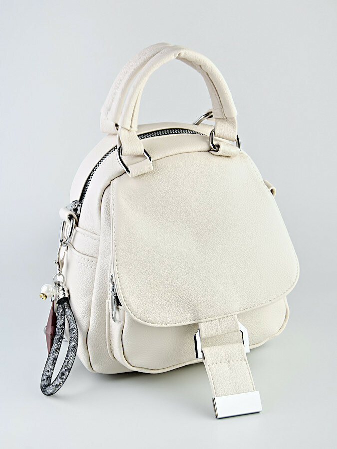 фото Рюкзак женский, повседневный на молнии, мини рюкзак, экокожа Skin красный