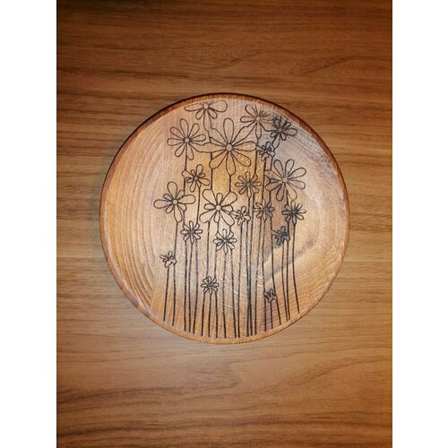 Тарелка деревянная