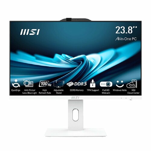 MicroStar Моноблок MSI Pro AP242P 14M-687RU 9S6-AE0622-687 White 238 Full HD i7 1470016Gb SSD512Gb UHDG 770W11Prokbm 14641200₽