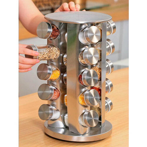 Набор банок для специй, Емкость для хранения приправ COSTWAY