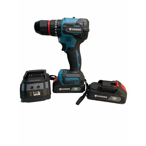 Дрель-Шуруповерт аккумуляторный 18V с набором бит