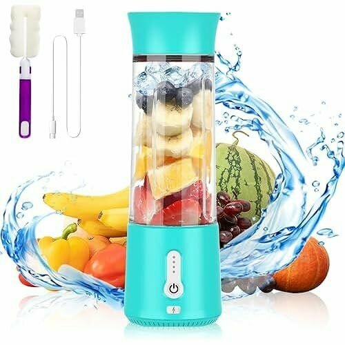 Блендер CLUNT Smoothie Maker портативный USB-блендер емкостью 500 мл электрический портативный мини-блендер с 6 лезвиями для молока сока фруктов смузи коктейлей для семейного спорта отдыха на природе путешествий 993400₽