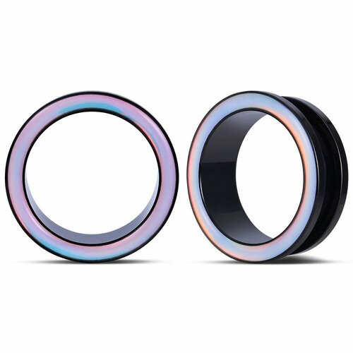 Серьги одиночные, размер 25 мм, черный