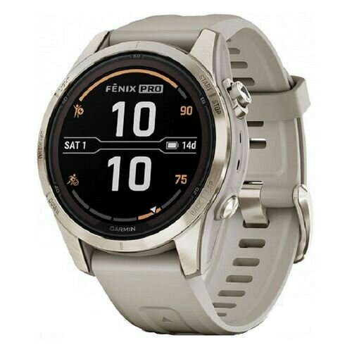Смарт-часы Garmin Fenix 7S Pro 304мм 12 графитовыйсеребристый 010-02776-00 136678₽
