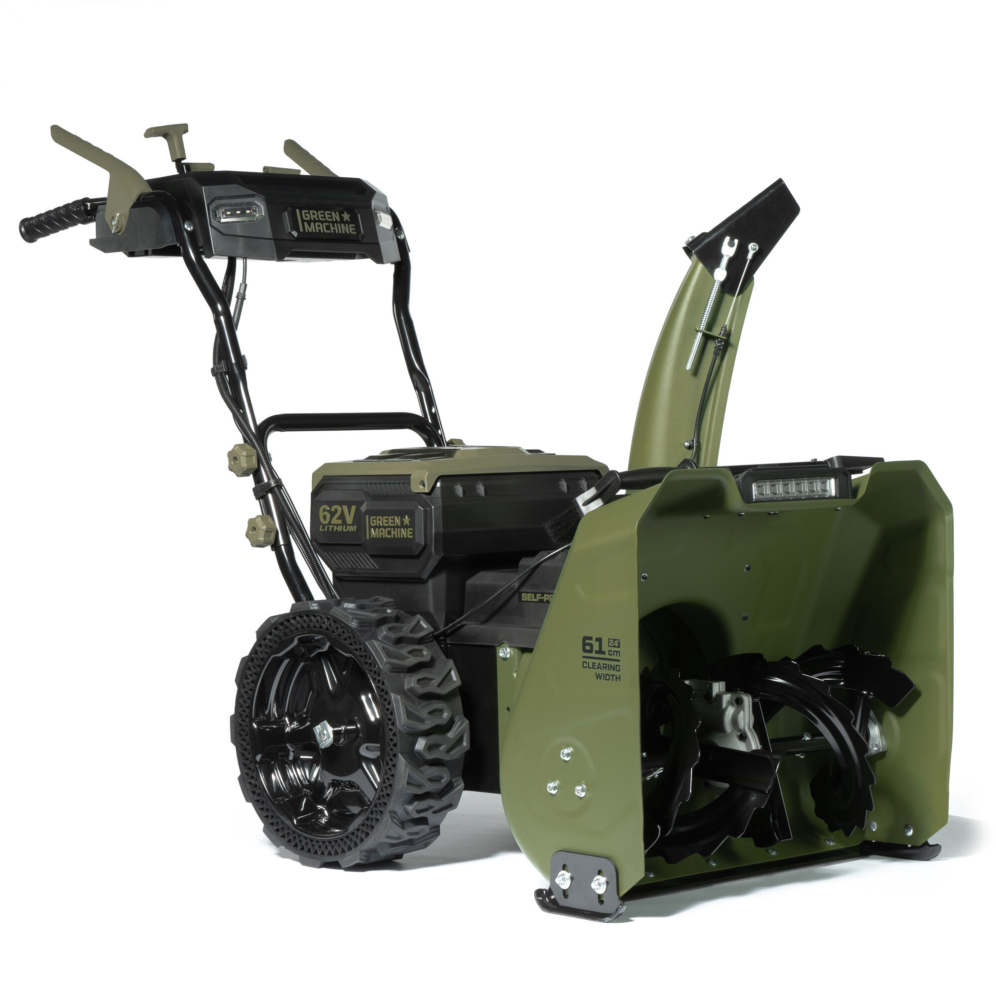 Снегоуборщики Аккумуляторные Снегоуборщик аккумуляторный GREEN MACHINE GM921701 без АКБ и ЗУ