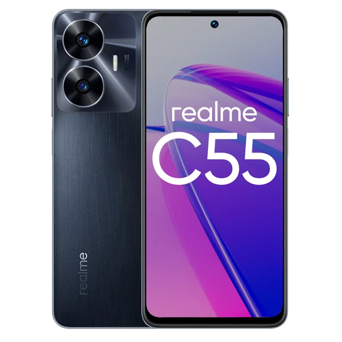 Смартфон REALME C55 Android 13 8ГБ256ГБ камера 64МП AMOLED 90Гц черный 12790₽