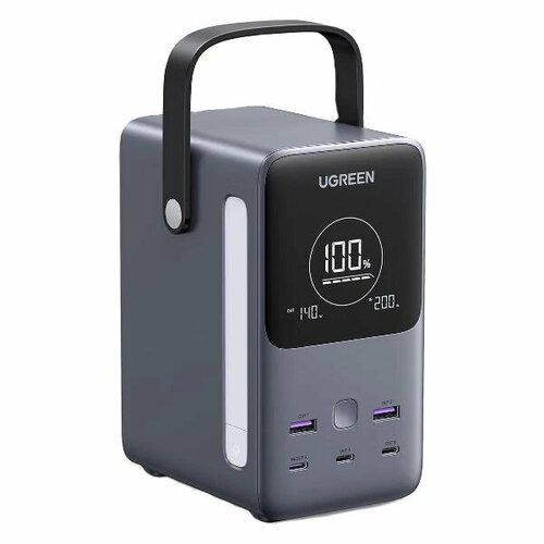 Внешний аккумулятор Ugreen PB770 25286 PD31 48000mAh300W 3хType-C 2хUSB серый повербанк 10000₽