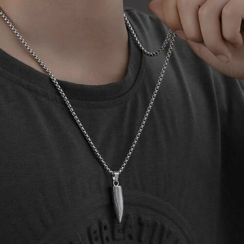 Цепь длина 60 см серебряный 310₽