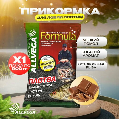Прикормка ALLVEGA Formula GBF09, 900 г, плотва