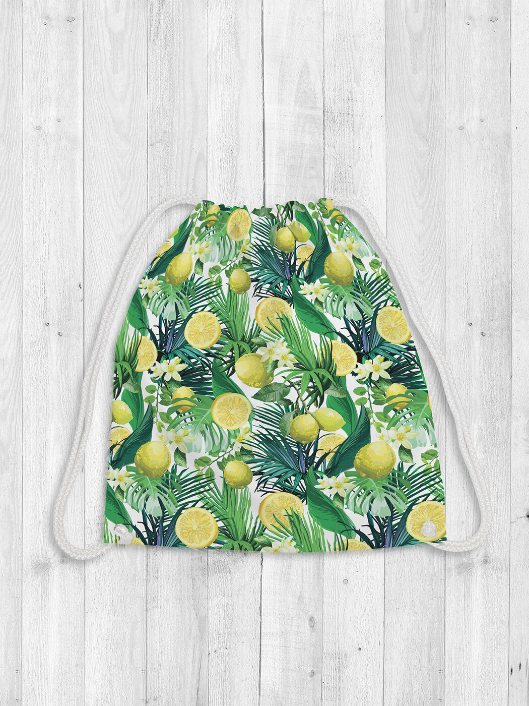 Сумка рюкзак-мешок для обуви и вещей с принтом 