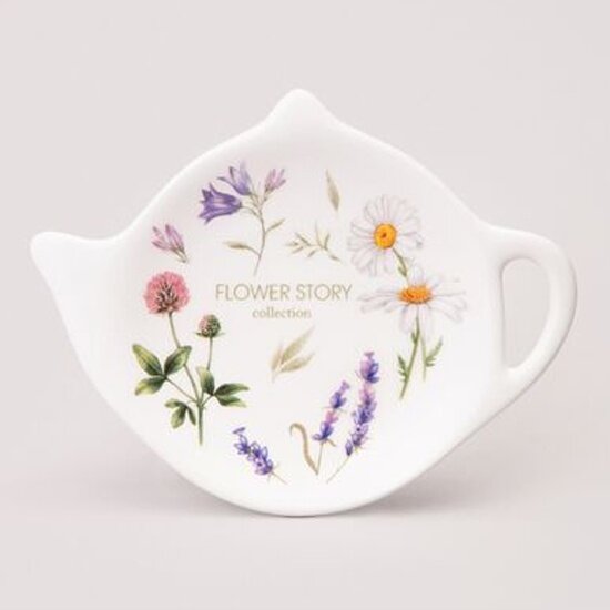Подставка под чайный пакетик Agness  flower story  12х8 5х1 5 см  358 2184 
