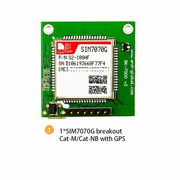 SIMCOM SIM7070G LPWA Модуль ANDPROG, without antenna