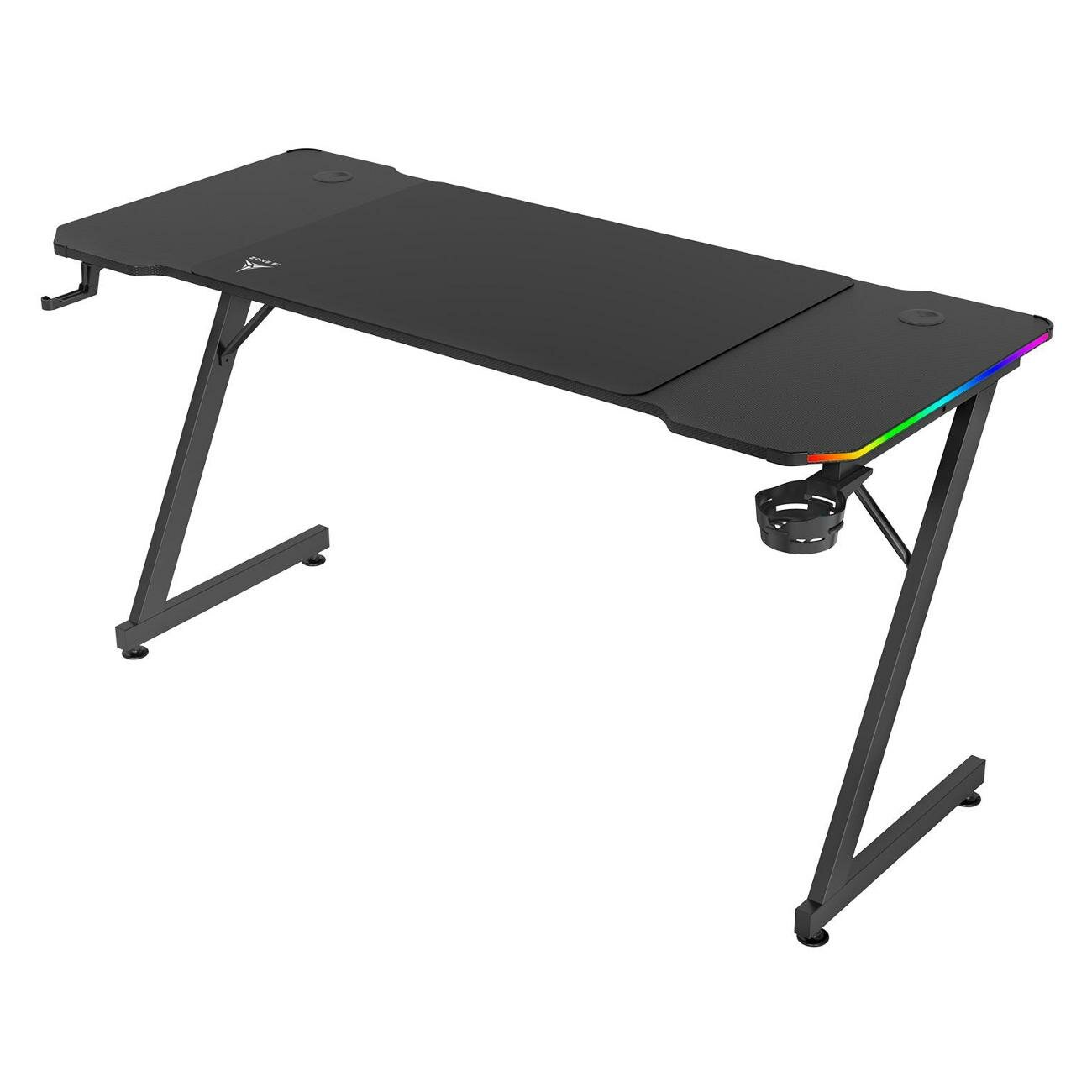 Стол компьютерный игровой ZONE 51 TRINE 140 RGB Z51-T4R-BK