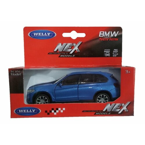 фото Welly. машинка 1:38 "bmw x5" синий арт.43691w-bl