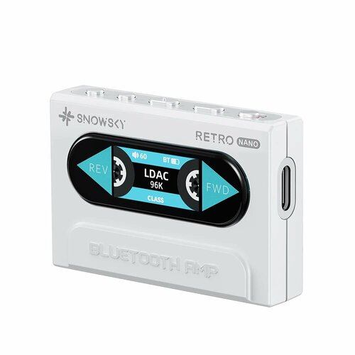 Snowsky/FiiO RETRO NANO Bluetooth ЦАП и усилитель для наушников, White