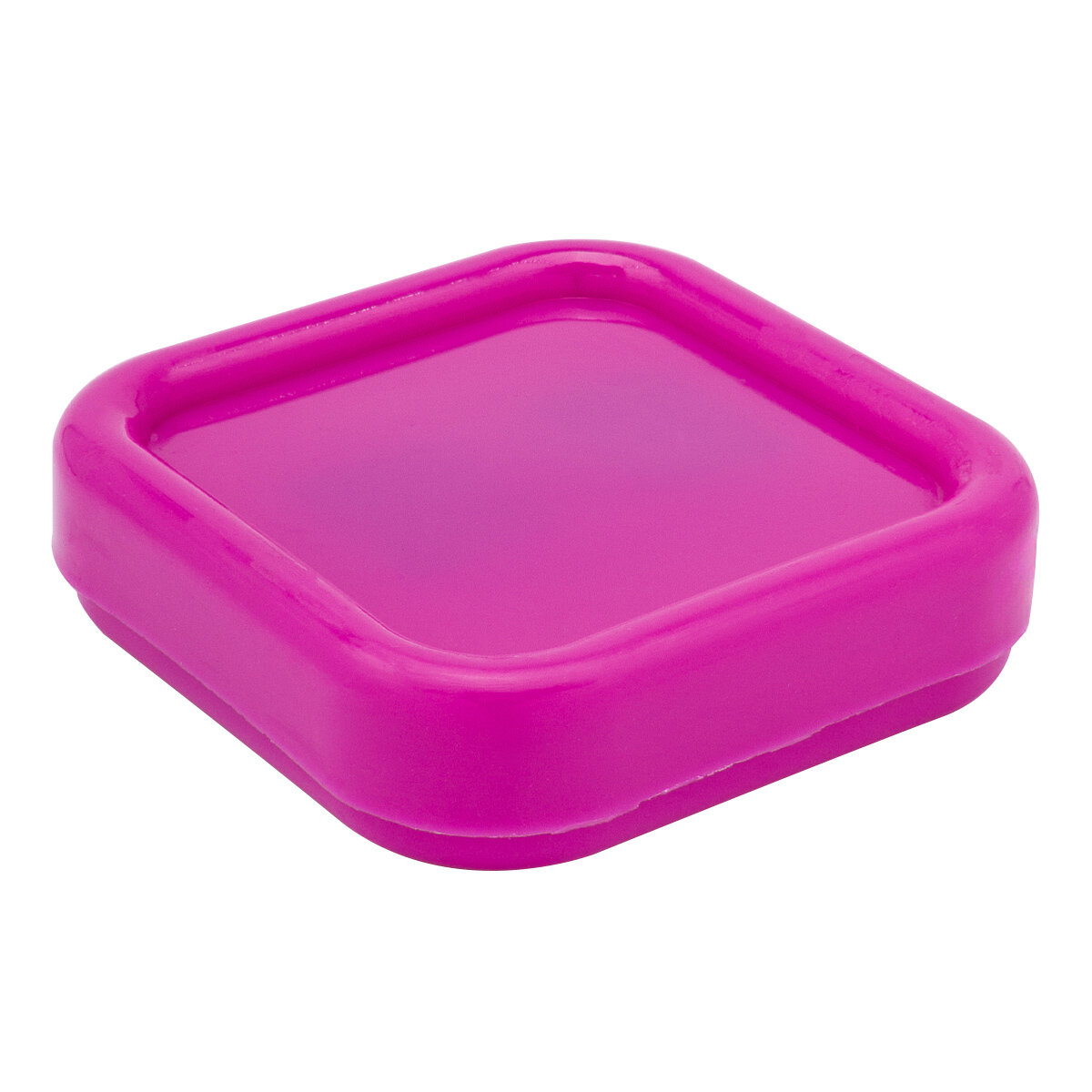 Игольница магнитная 8 х 8 см, розовая, магнит/пластик, без содержимого, MTW227 — фото 1