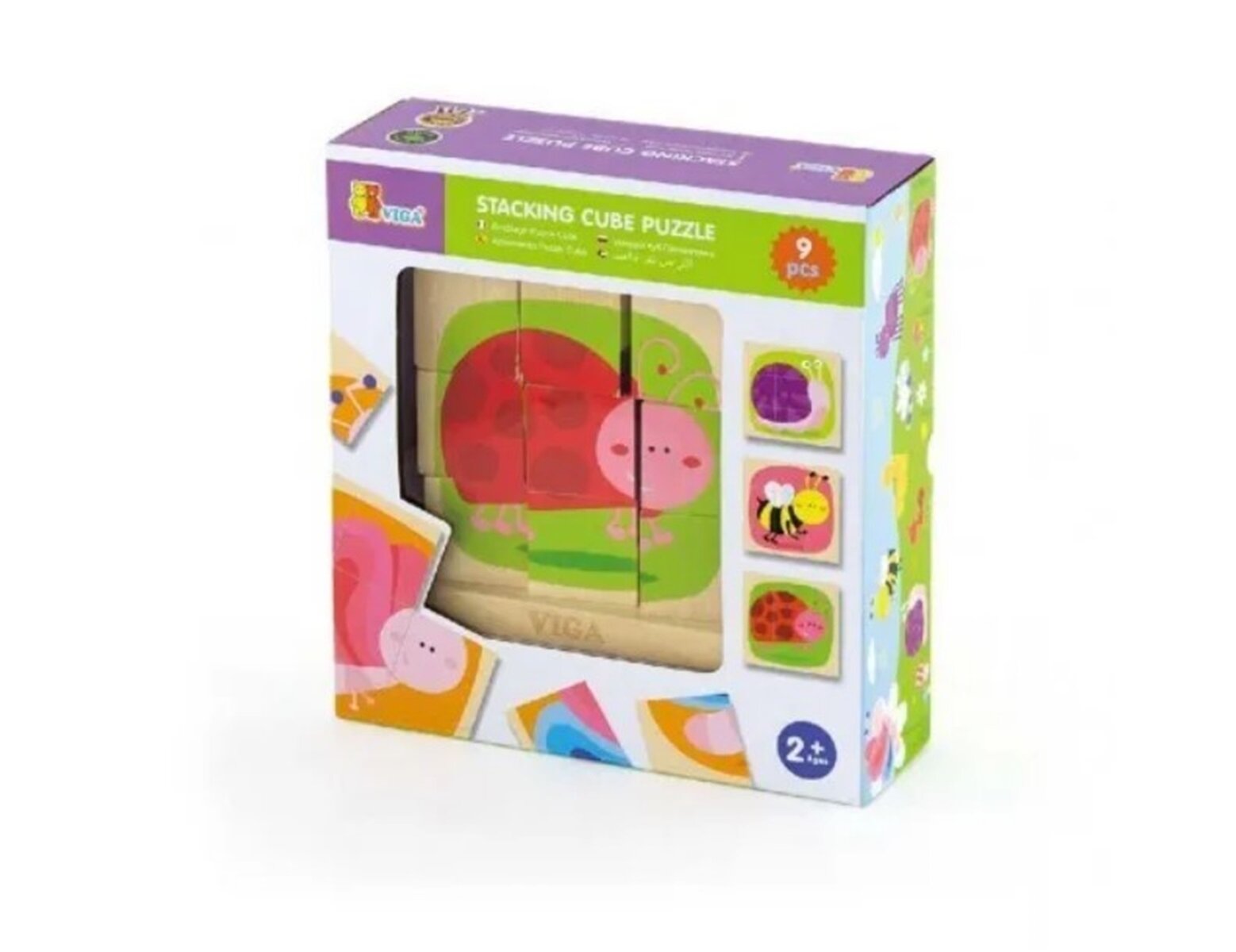 Кубики Viga, 9 эл. 50158