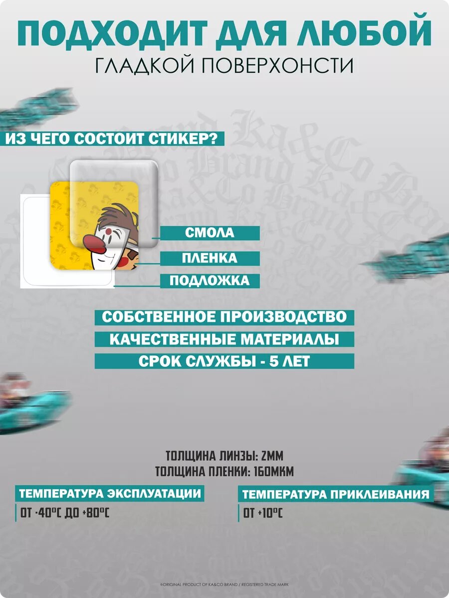 3D Наклейки на колесные диски Renault — фото 1