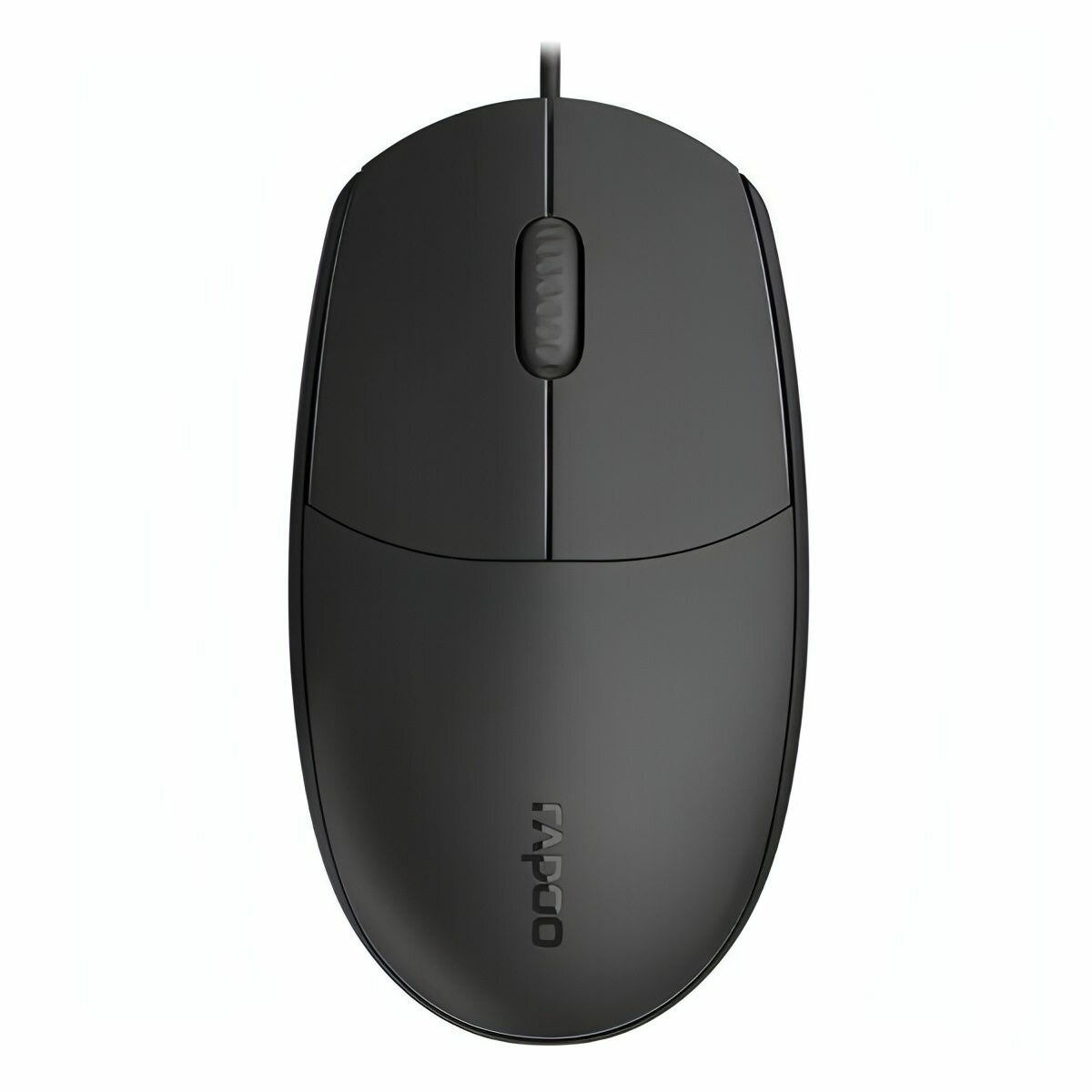 Мышь проводная Rapoo N100C, 1000 dpi, USB Type-C, Черный 6940056123459 - фото №3