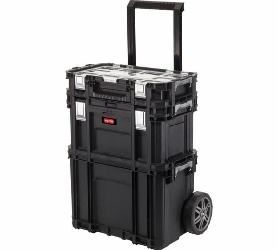 Ящик-тележка KETER Smart Rolling Work Shop (17203038) 56.4x37.2x55.2 см