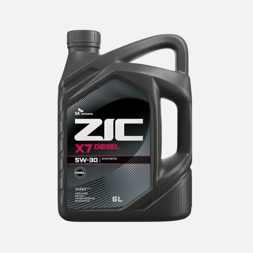 Изображение товара Моторное масло синтетическое ZIC X7 DIESEL 5W-30, 6 литров канистра