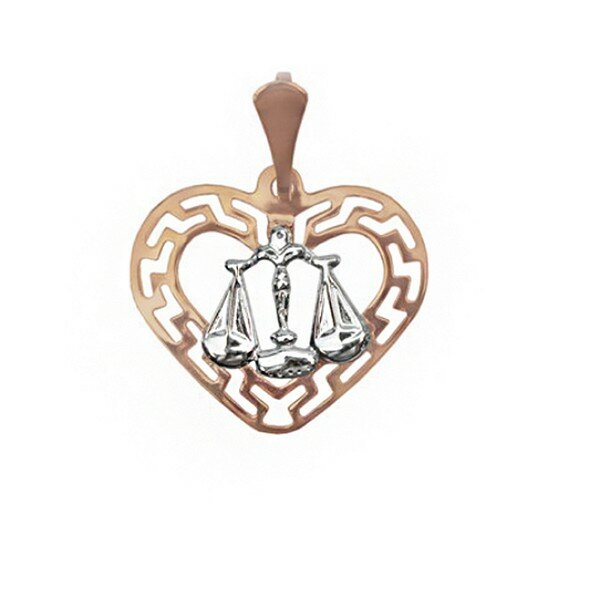 Подвеска JEWELIN, красное золото, 585 проба, золотистый