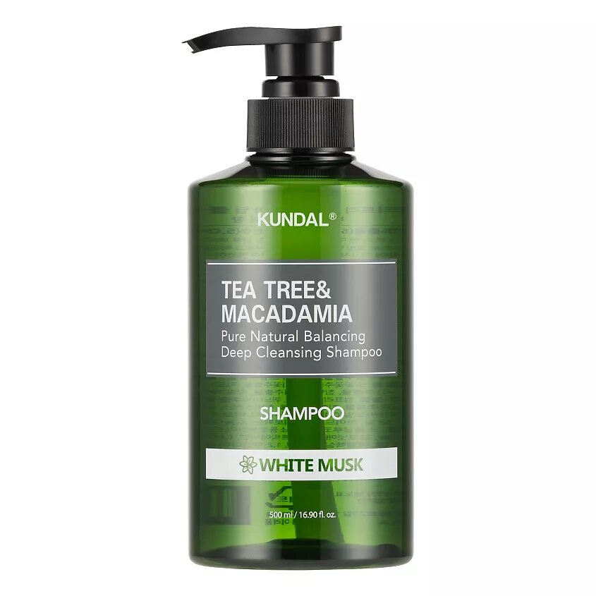 Шампунь для волос очищающий Белый мускус Tea Tree & Macadamia Shoo